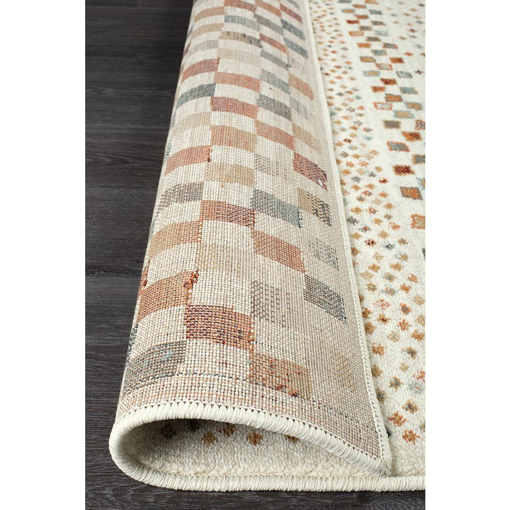 Caliente 321 Beige Earth Multi Coloured Patterned Traditional Rug - Rugs Of Beauty - 11