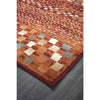 Caliente 322 Earth Red Rust Multi Coloured Patterned Traditional Runner Rug - Rugs Of Beauty - 6