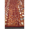 Caliente 322 Earth Red Rust Multi Coloured Patterned Traditional Runner Rug - Rugs Of Beauty - 8