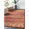 Caliente 322 Earth Red Rust Multi Coloured Patterned Traditional Rug - Rugs Of Beauty - 12