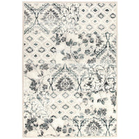 Caliente 323 Blue Bone Multi Coloured Patterned Traditional Rug - Rugs Of Beauty - 1