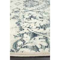 Caliente 323 Blue Bone Multi Coloured Patterned Traditional Rug - Rugs Of Beauty - 4