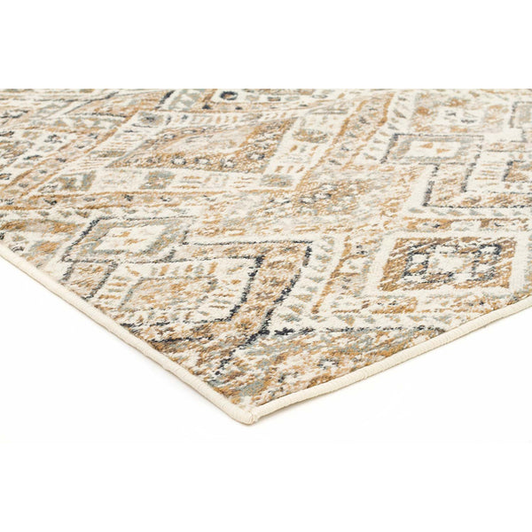 Caliente 324 Beige Earth Multi Coloured Patterned Traditional Runner Rug - Rugs Of Beauty - 2