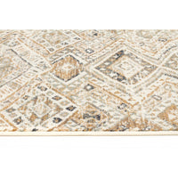 Caliente 324 Beige Earth Multi Coloured Patterned Traditional Runner Rug - Rugs Of Beauty - 3
