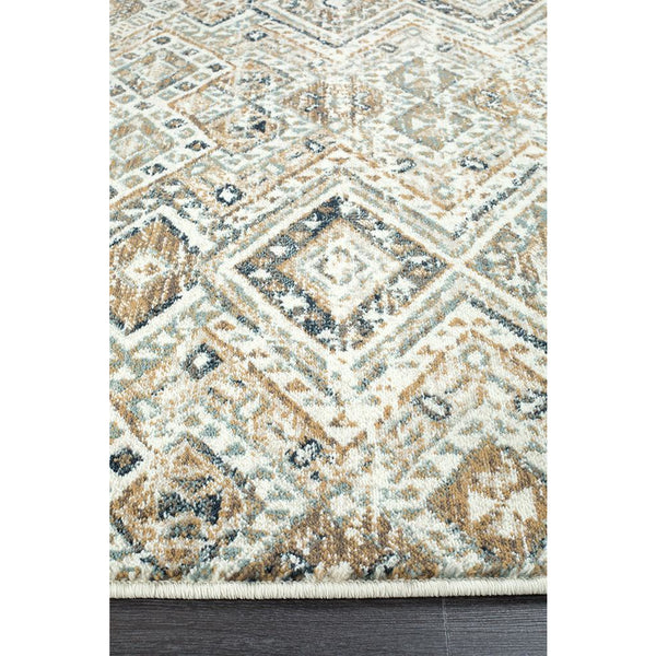Caliente 324 Beige Earth Multi Coloured Patterned Traditional Rug - Rugs Of Beauty - 9