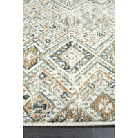 Caliente 324 Beige Earth Multi Coloured Patterned Traditional Runner Rug - Rugs Of Beauty - 8