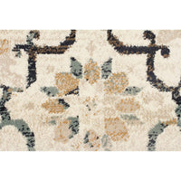 Caliente 327 Bone Multi Coloured Patterned Faded Traditional Rug - Rugs Of Beauty - 4