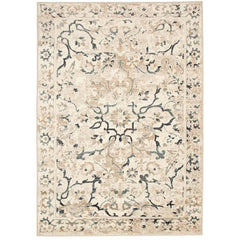 Caliente 327 Bone Multi Coloured Patterned Faded Traditional Rug - Rugs Of Beauty - 1