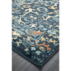 Caliente 328 Navy Blue Multi Coloured Patterned Faded Traditional Rug - Rugs Of Beauty - 3
