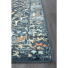 Caliente 328 Navy Blue Multi Coloured Patterned Faded Traditional Rug - Rugs Of Beauty - 4
