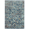 Caliente 328 Navy Blue Multi Coloured Patterned Faded Traditional Rug - Rugs Of Beauty - 1