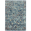Caliente 328 Navy Blue Multi Coloured Patterned Faded Traditional Rug - Rugs Of Beauty - 1