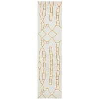 Verona 1421 Gold Modern Runner Rug - Rugs Of Beauty - 1