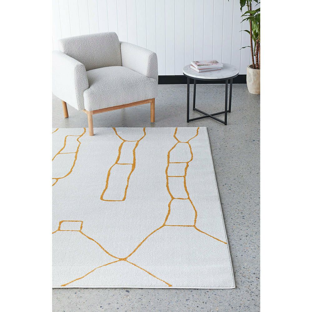 Verona 1421 Gold Modern Rug - Rugs Of Beauty - 2