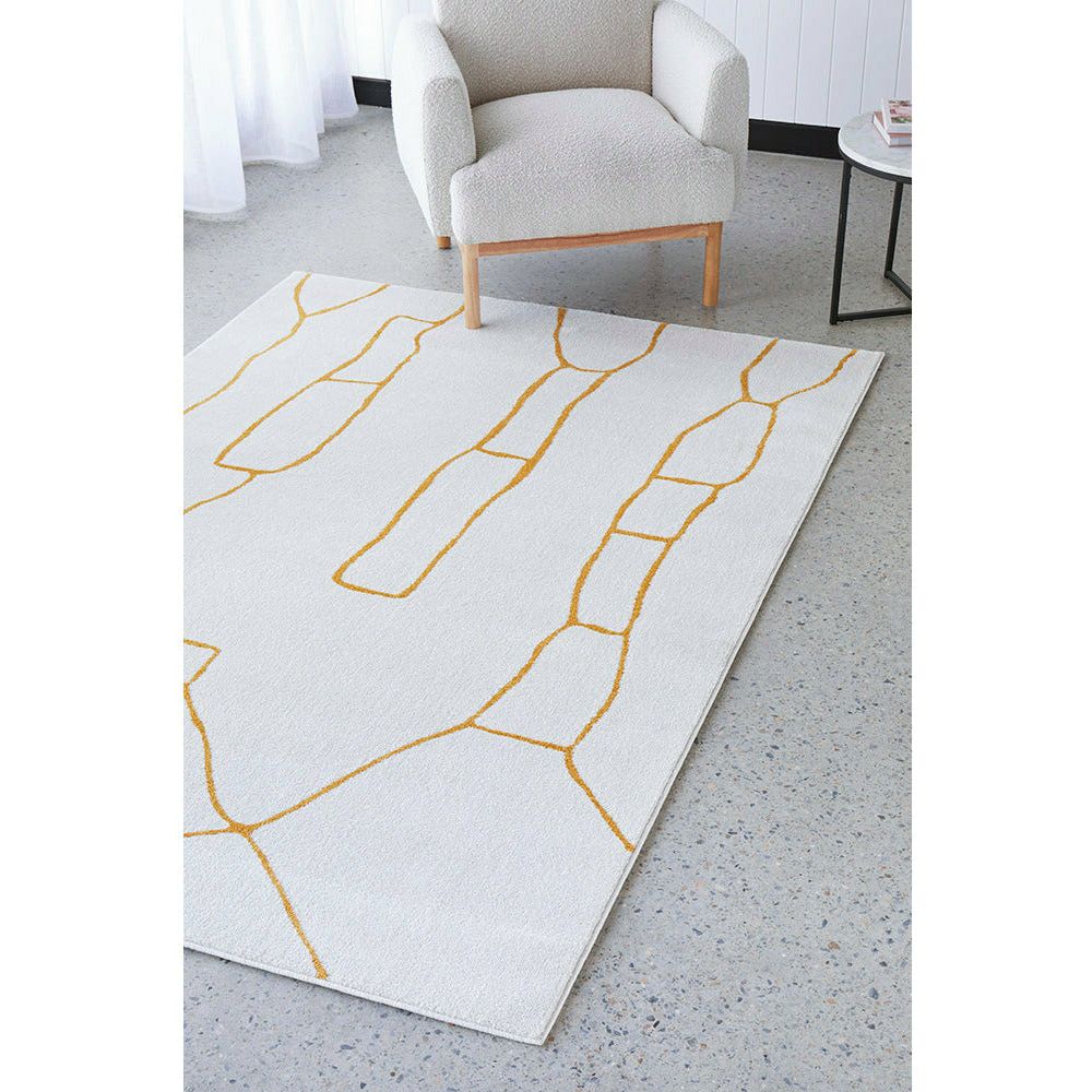 Verona 1421 Gold Modern Rug - Rugs Of Beauty - 3