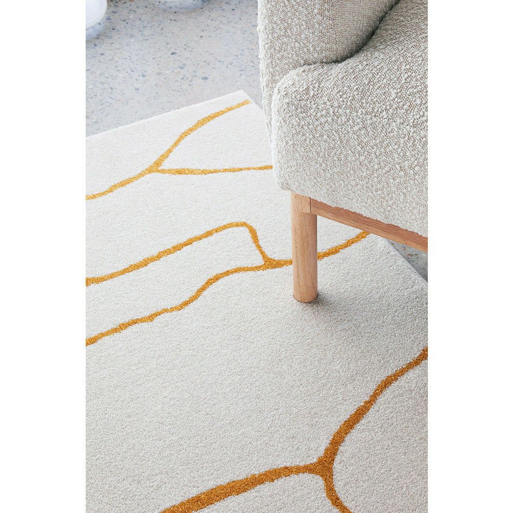 Verona 1421 Gold Modern Rug - Rugs Of Beauty - 7