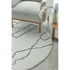Verona 1422 Grey Modern Round Rug - Rugs Of Beauty - 3