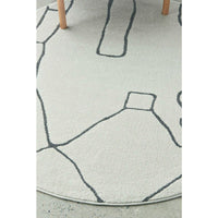 Verona 1422 Grey Modern Round Rug - Rugs Of Beauty - 4