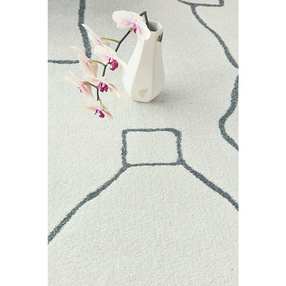 Verona 1422 Grey Modern Round Rug - Rugs Of Beauty - 5