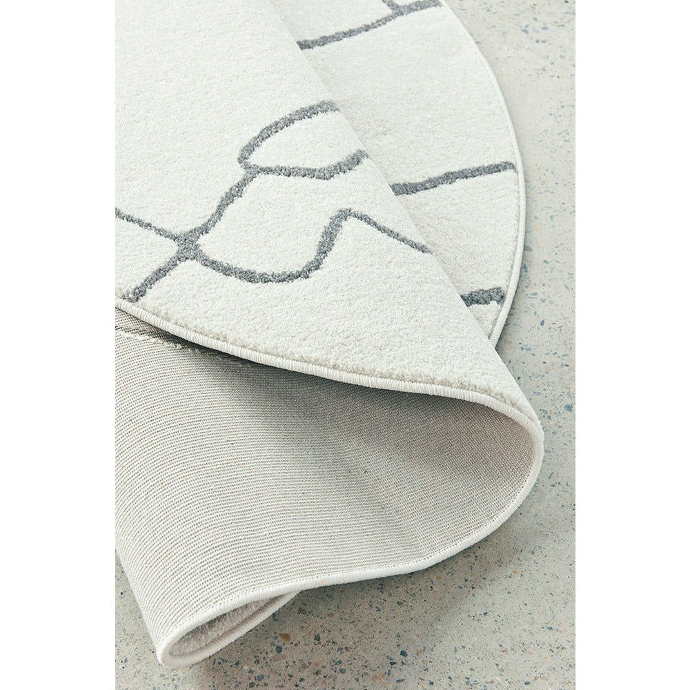 Verona 1422 Grey Modern Round Rug - Rugs Of Beauty - 6