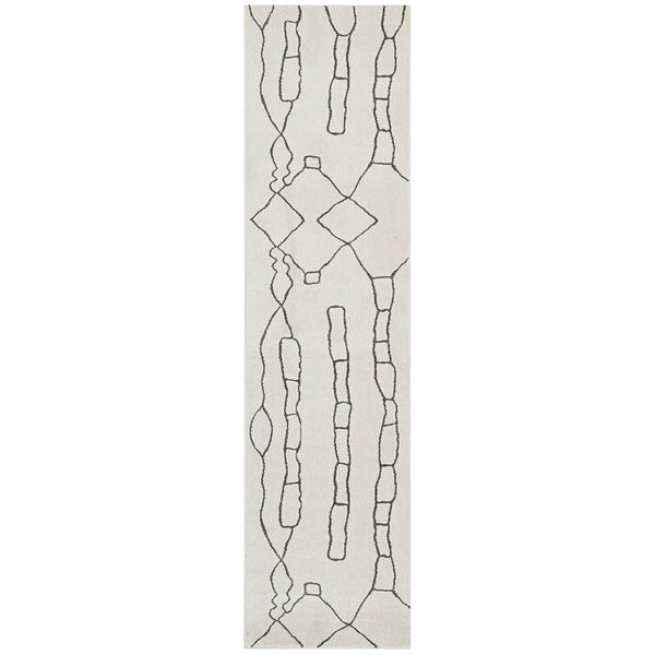 Verona 1422 Grey Modern Runner Rug - Rugs Of Beauty - 1