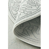 Verona 1423 Grey Vine Patterned Modern Round Rug - Rugs Of Beauty - 7