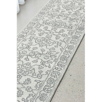 Verona 1423 Grey Vine Patterned Modern Runner Rug - Rugs Of Beauty - 2