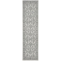 Verona 1423 Grey Vine Patterned Modern Runner Rug - Rugs Of Beauty - 1