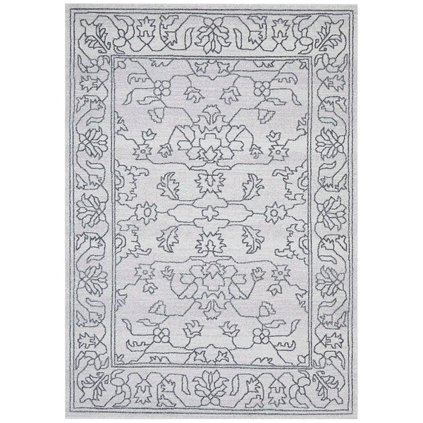 Verona 1423 Grey Vine Patterned Modern Rug - Rugs Of Beauty - 1