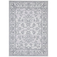 Verona 1423 Grey Vine Patterned Modern Rug - Rugs Of Beauty - 1