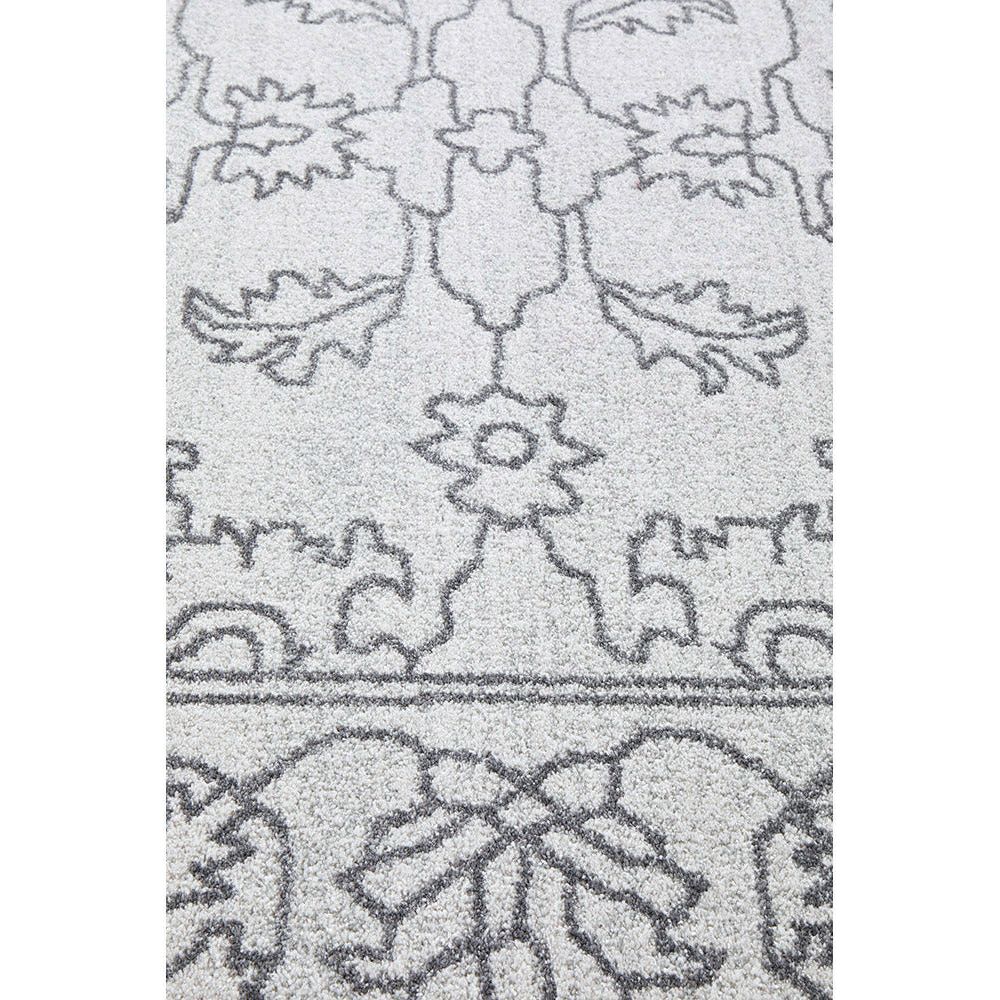 Verona 1423 Grey Vine Patterned Modern Rug - Rugs Of Beauty - 5