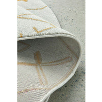 Verona 1424 Gold Modern Round Rug - Rugs Of Beauty - 5