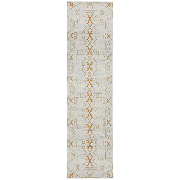 Verona 1424 Gold Modern Runner Rug - Rugs Of Beauty - 1