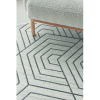 Verona 1427 Cream Grey Geometric Pattern Modern Round Rug - Rugs Of Beauty - 6