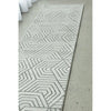 Verona 1427 Cream Grey Geometric Pattern Modern Runner Rug - Rugs Of Beauty - 2