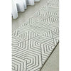 Verona 1427 Cream Grey Geometric Pattern Modern Runner Rug - Rugs Of Beauty - 3