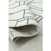 Verona 1428 Cream Black Pattern Abstract Modern Runner Rug - Rugs Of Beauty - 4