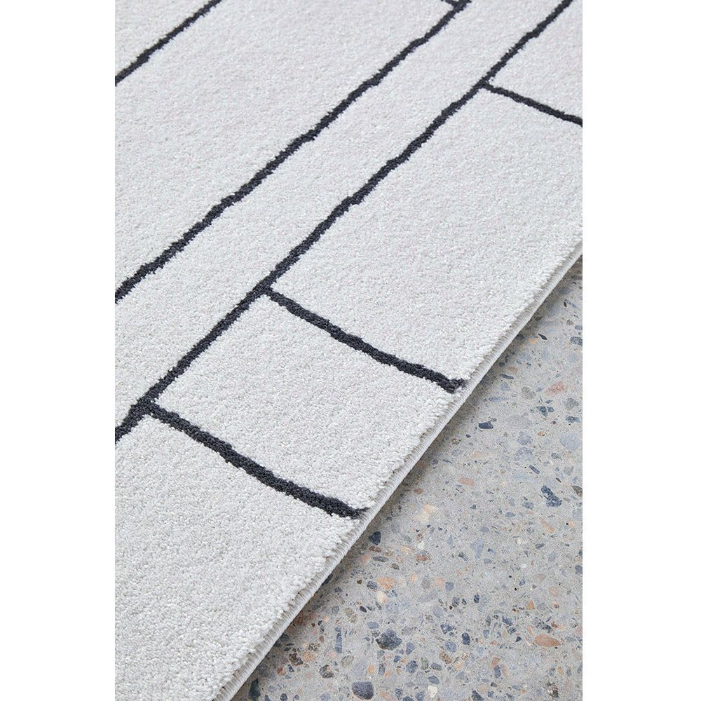 Verona 1428 Cream Black Pattern Abstract Modern Rug - Rugs Of Beauty - 6