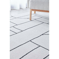 Verona 1428 Cream Black Pattern Abstract Modern Rug - Rugs Of Beauty - 4