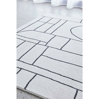 Verona 1428 Cream Black Pattern Abstract Modern Rug - Rugs Of Beauty - 7