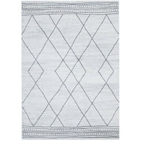 Verona 1429 Off White Grey Tribal Patterned Modern Rug - Rugs Of Beauty - 1