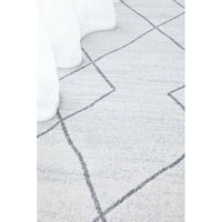 Verona 1429 Off White Grey Tribal Patterned Modern Rug - Rugs Of Beauty - 7