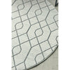 Verona 1430 Cream Grey Geometric Pattern Modern Round Rug - Rugs Of Beauty - 6