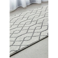 Verona 1430 Cream Grey Geometric Pattern Modern Runner Rug - Rugs Of Beauty - 3