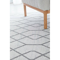 Verona 1430 Cream Grey Geometric Pattern Modern Rug - Rugs Of Beauty - 2