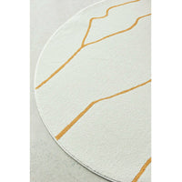 Verona 1431 Gold Modern Round Rug - Rugs Of Beauty - 6