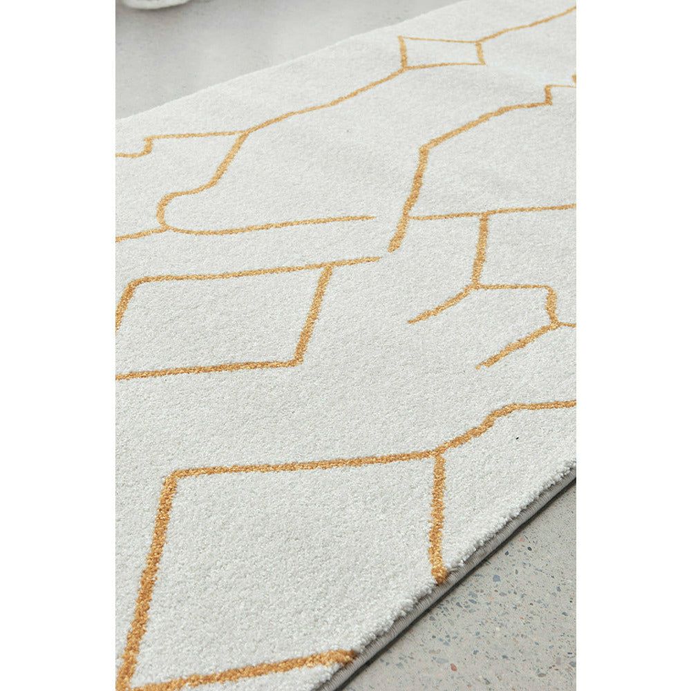 Verona 1431 Gold Modern Runner Rug - Rugs Of Beauty - 4