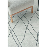 Verona 1433 Cream Grey Geometric Pattern Modern Round Rug - Rugs Of Beauty - 3