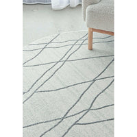 Verona 1433 Cream Grey Geometric Pattern Modern Round Rug - Rugs Of Beauty - 4