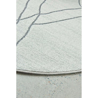 Verona 1433 Cream Grey Geometric Pattern Modern Round Rug - Rugs Of Beauty - 5